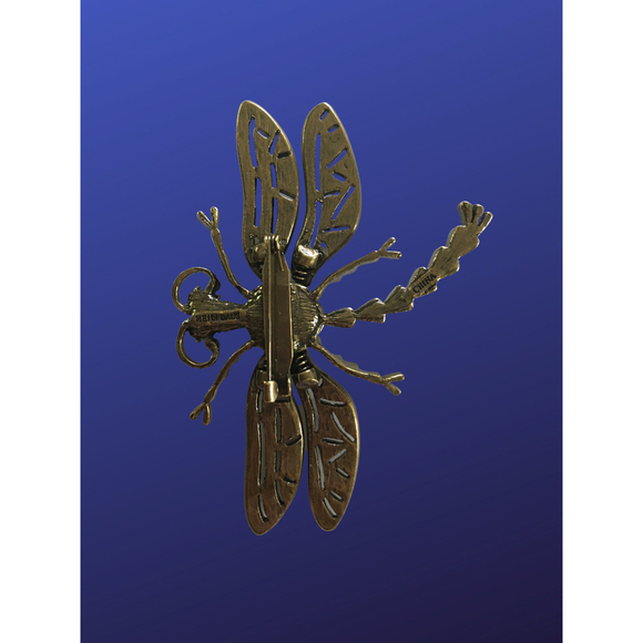HEIDI DAUS “Trembling Brilliance” Dragonfly Pin Brooch, NWOB, Excellent - Picture 6 of 9